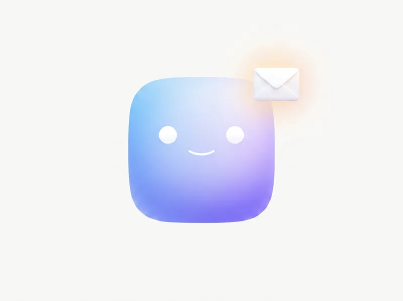 Inbox Smoltie illustration with a small envelope
